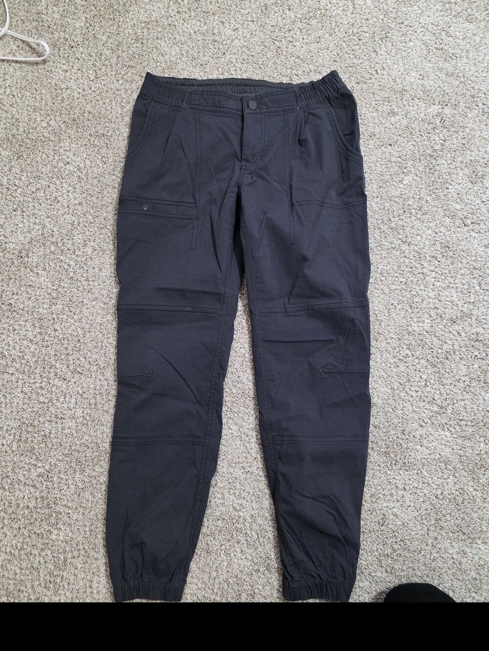 Mountain Hardwear Womens Black Elastic Waist Performance Pants